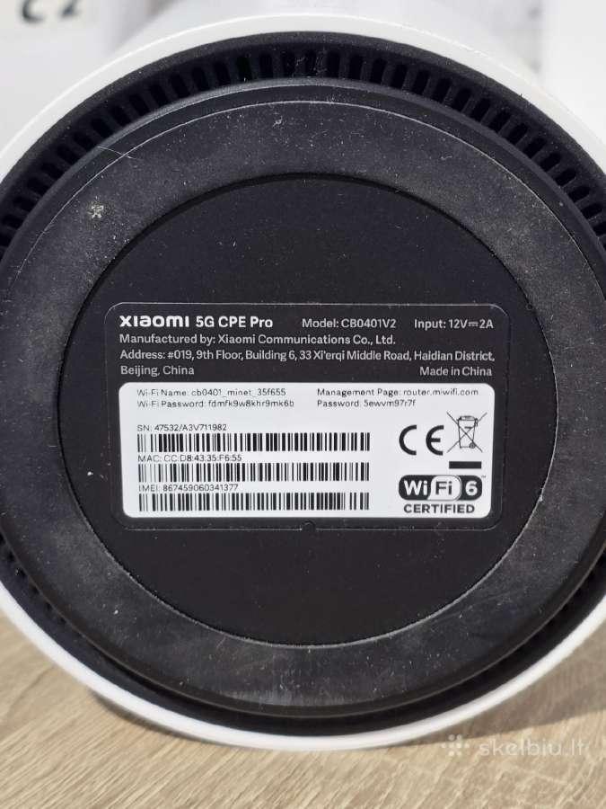 Xiaomi 5G cpe pro 7 vienetai - nuotraukos Nr. 2