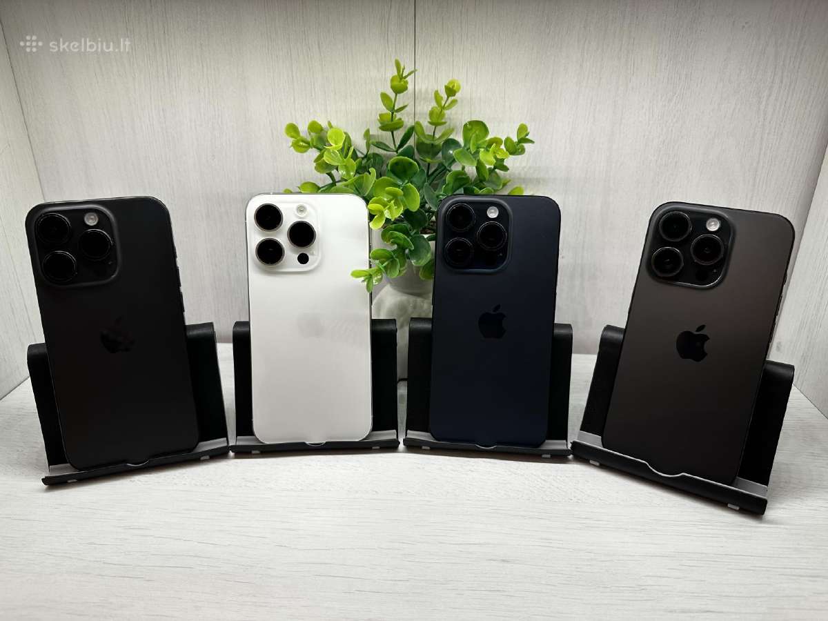 iPhone 15 Pro 128gb-256gb Garantija 180d. - nuotraukos Nr. 3