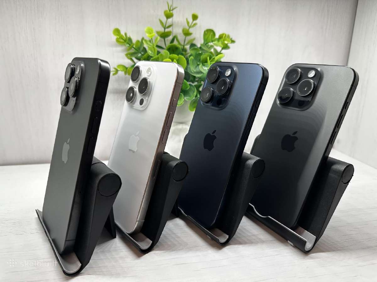 iPhone 15 Pro 128gb-256gb Garantija 180d. - nuotraukos Nr. 5