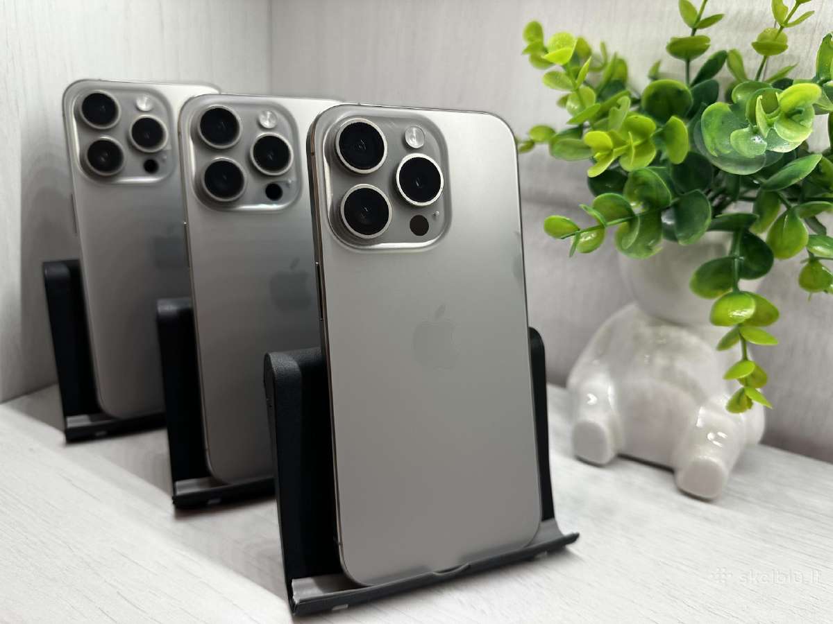iPhone 15 Pro 128gb-256gb Garantija 180d. - nuotraukos Nr. 8