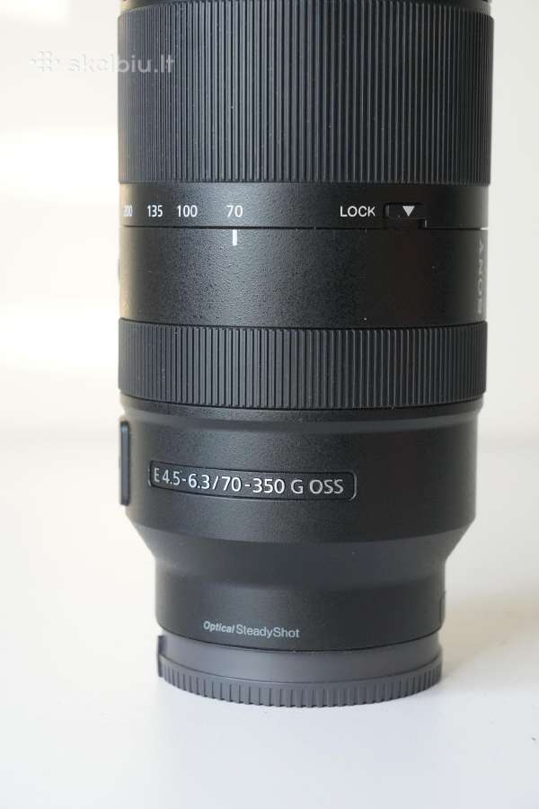 Sony E 70-350mm f/4.5-6.3 G Oss Objektyvas E-mount - nuotraukos Nr. 2