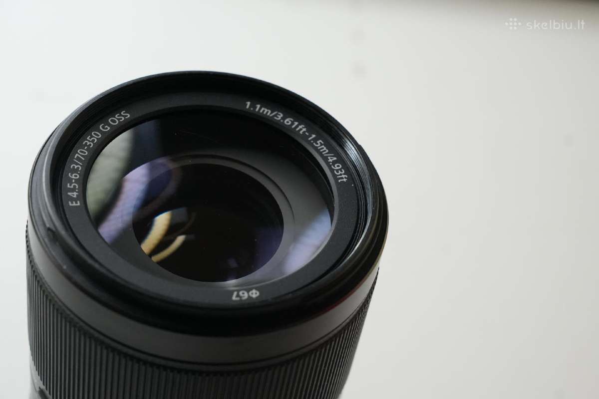 Sony E 70-350mm f/4.5-6.3 G Oss Objektyvas E-mount - nuotraukos Nr. 4