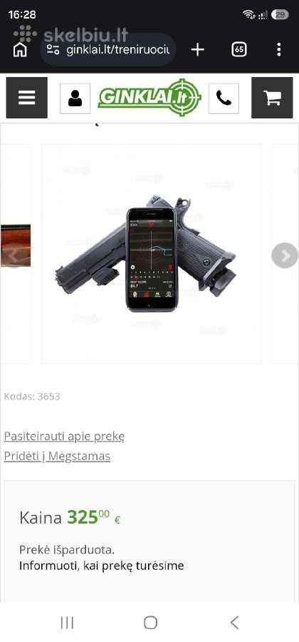 Treniruočių sistema Mantis X10 Elite Šautuvui - nuotraukos Nr. 3