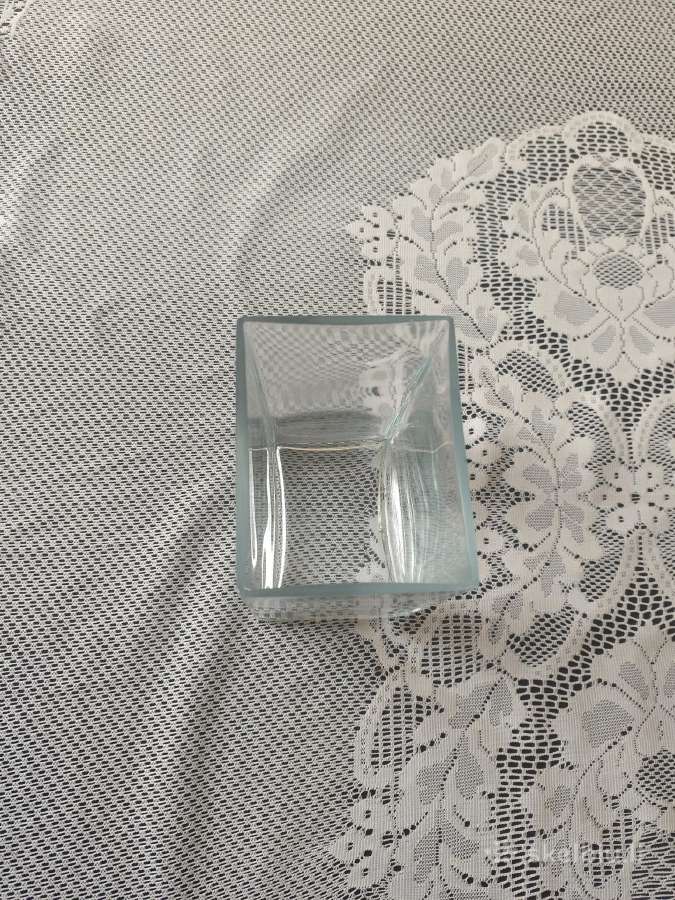 Storo stiklo vaza vazos gan sunkus apie 600-700g - nuotraukos Nr. 4
