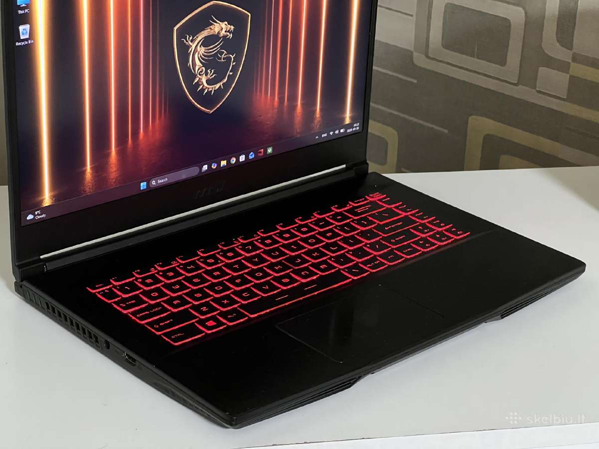 Parduodamas Msi Gf65 su Rtx 3060, I5-10k, 144hz. - nuotraukos Nr. 3