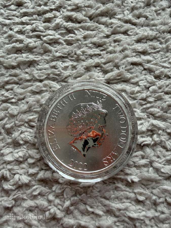 Sidabrinė moneta 1oz-70euru - nuotraukos Nr. 2