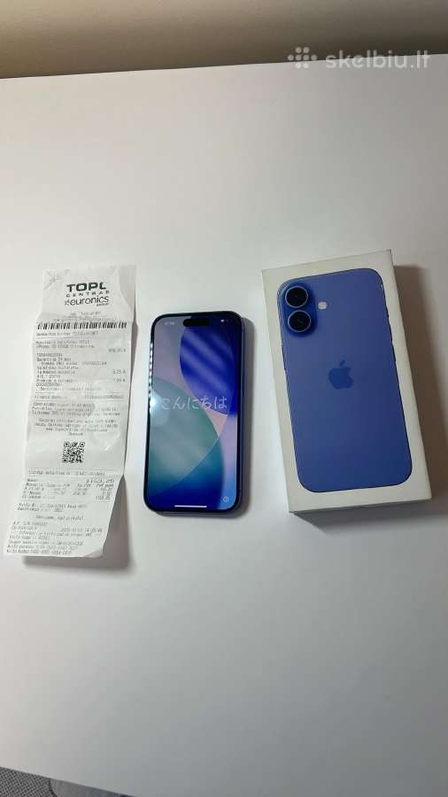 iPhone 16-128gb mėlynas - nuotraukos Nr. 2