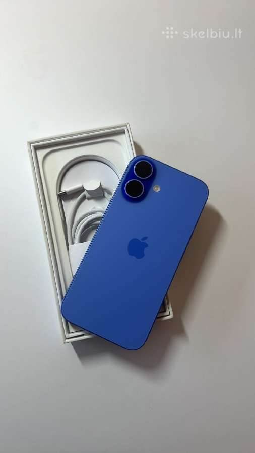 iPhone 16-128gb mėlynas - nuotraukos Nr. 7
