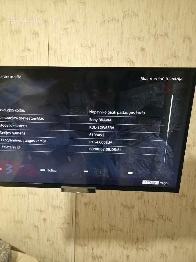 Sony Bravia Kdl-32w653a – 32" - nuotraukos Nr. 4