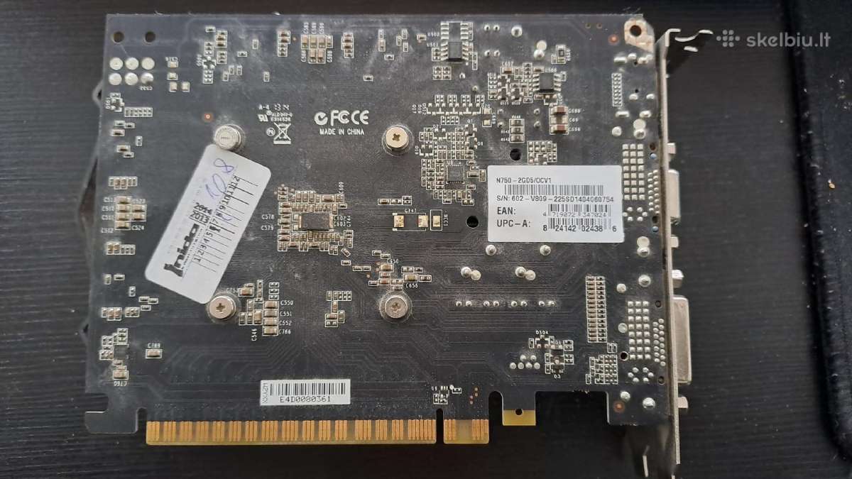 Msi Nvidia Geforce Gtx 750 Ti - nuotraukos Nr. 2