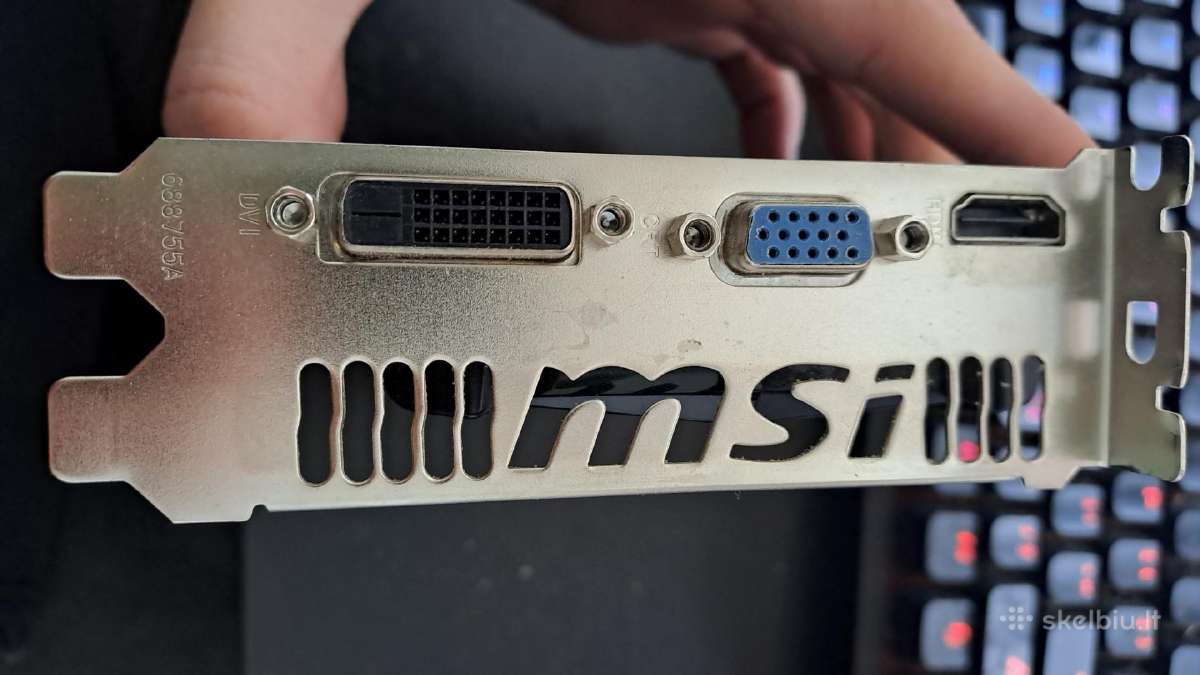 Msi Nvidia Geforce Gtx 750 Ti - nuotraukos Nr. 3