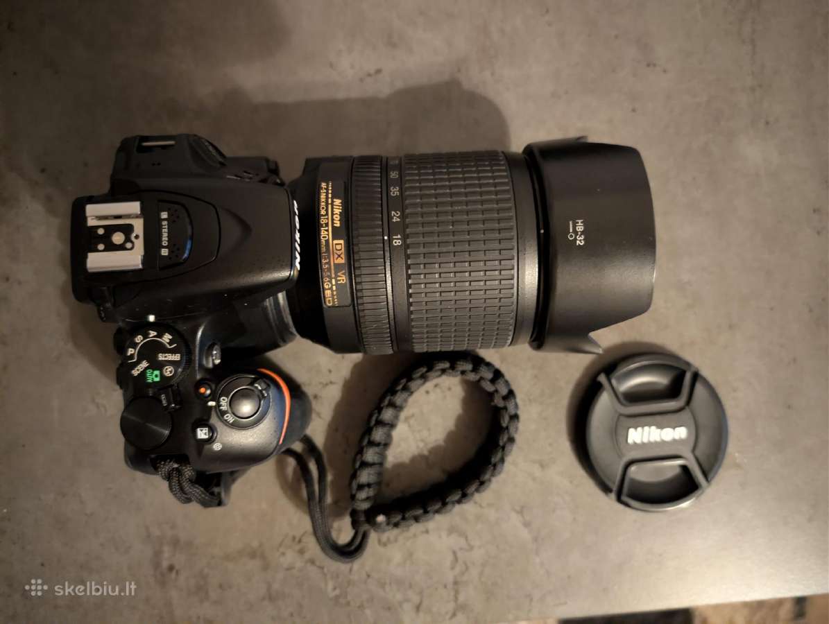 Nikon D5600 + daug fotografijos įrangos - nuotraukos Nr. 2