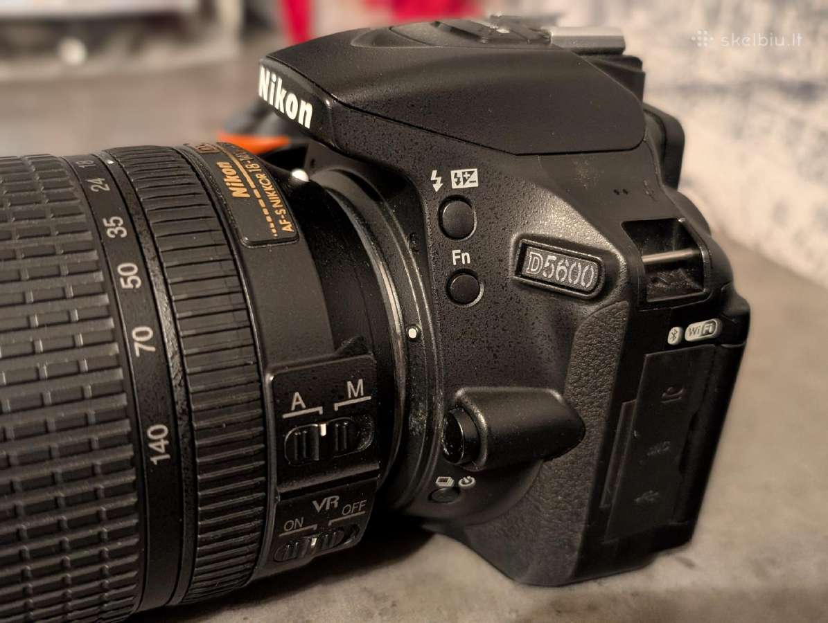 Nikon D5600 + daug fotografijos įrangos - nuotraukos Nr. 11