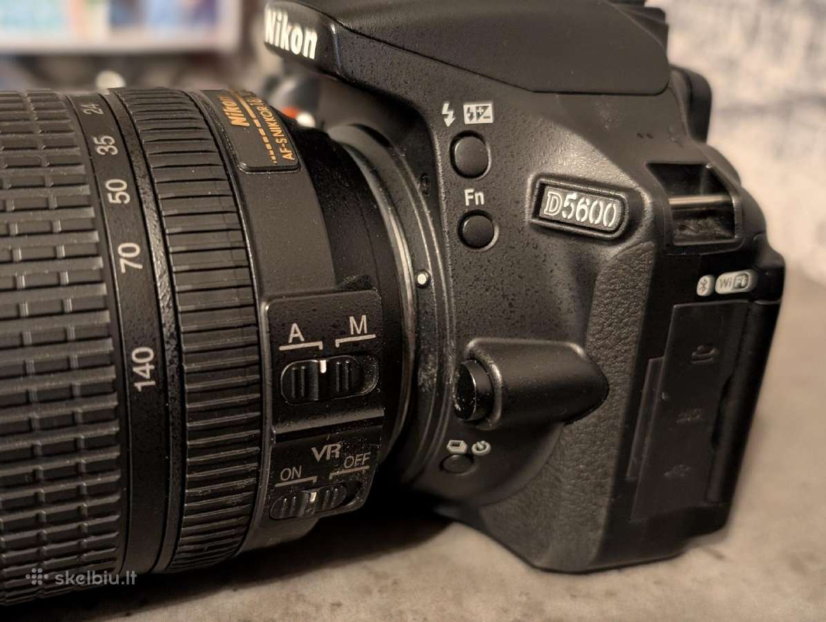 Nikon D5600 + daug fotografijos įrangos - nuotraukos Nr. 15