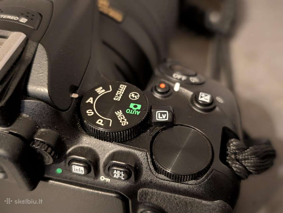 Nikon D5600 + daug fotografijos įrangos - nuotraukos Nr. 16