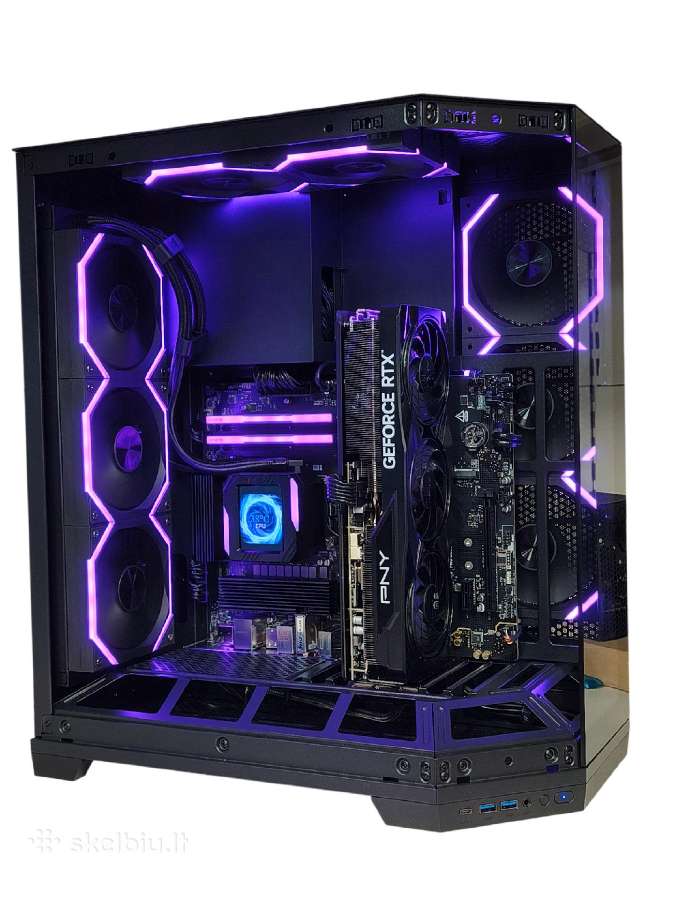 R7 7800x3d Rtx 5070 Ddr5 32gb B850 Wi-fi Gold Psu - nuotraukos Nr. 2