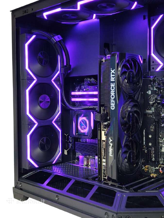 R7 7800x3d Rtx 5070 Ddr5 32gb B850 Wi-fi Gold Psu - nuotraukos Nr. 3