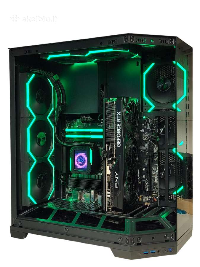 R7 7800x3d Rtx 5070 Ddr5 32gb B850 Wi-fi Gold Psu - nuotraukos Nr. 7