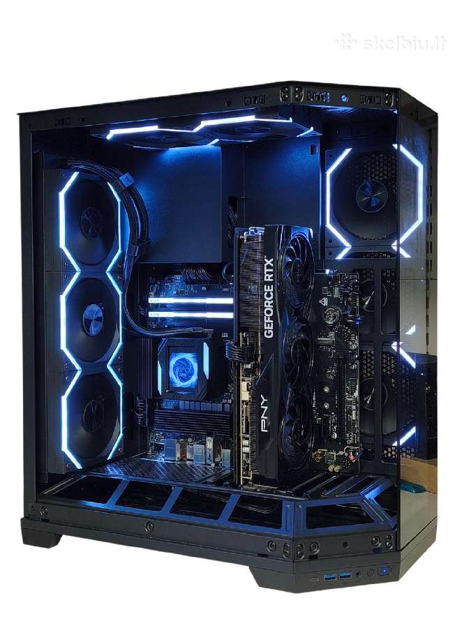 R7 7800x3d Rtx 5070 Ddr5 32gb B850 Wi-fi Gold Psu - nuotraukos Nr. 8