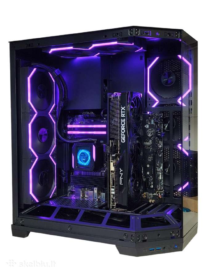 R7 7800x3d Rtx 5070 Ddr5 32gb B850 Wi-fi Gold Psu - nuotraukos Nr. 9
