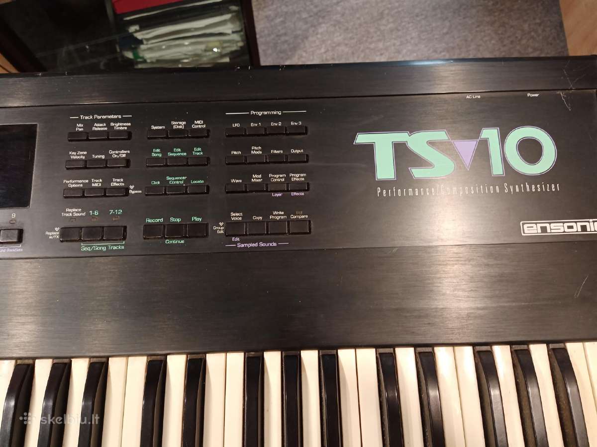 Legendinis sintezatorius Ensoniq Ts-10 - nuotraukos Nr. 2