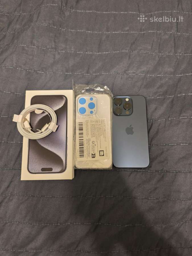 iPhone 15 pro 128,100% - nuotraukos Nr. 2