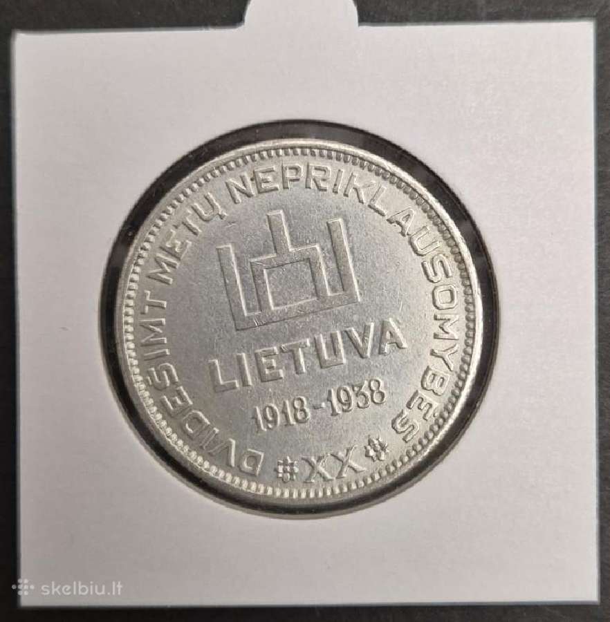 10 Litu Smetona 1938 - nuotraukos Nr. 2