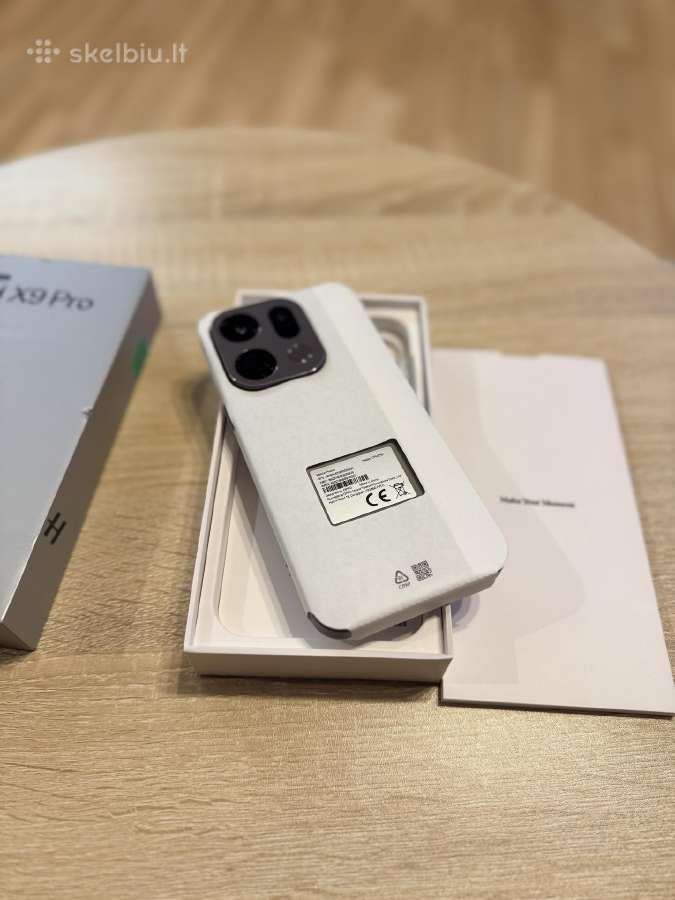 Naujas! Oppo X9 Pro, 512/16gb Charcoal - nuotraukos Nr. 2
