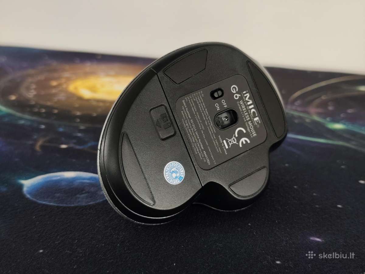 Nauja ergonominė belaidė pelė imice G6 (2.4ghz) - nuotraukos Nr. 5
