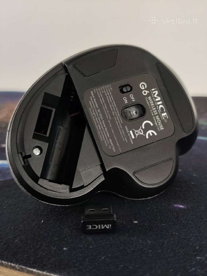 Nauja ergonominė belaidė pelė imice G6 (2.4ghz) - nuotraukos Nr. 6
