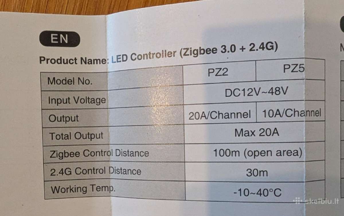 Miboxer Wl5 5in1 WiFi LED juostos valdiklis - nuotraukos Nr. 7
