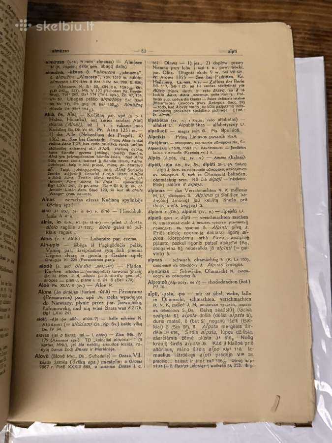 Lietuvių kalbos žodynas 1924 m. - nuotraukos Nr. 6