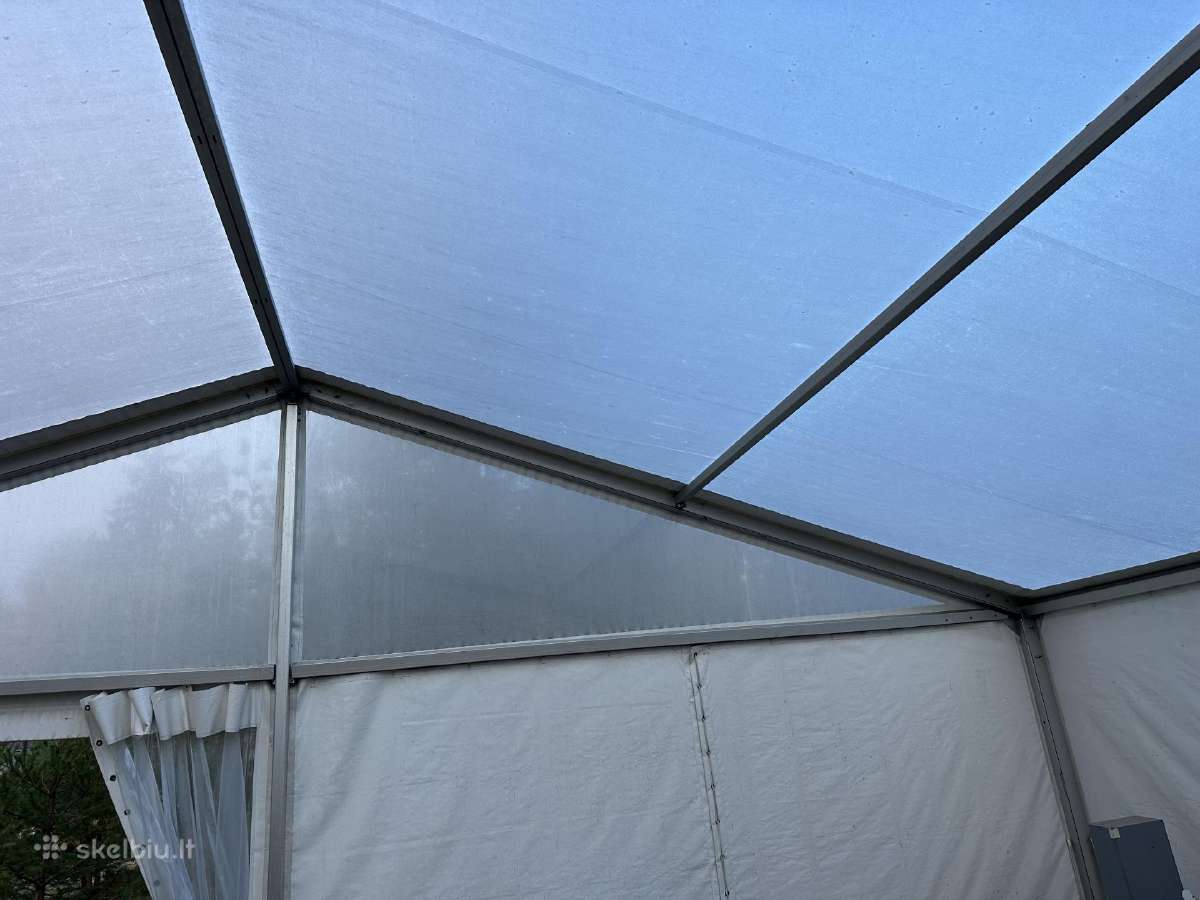 Paviljonas Pavėsinė 10x10 tvita atlaiko žiemą - nuotraukos Nr. 4