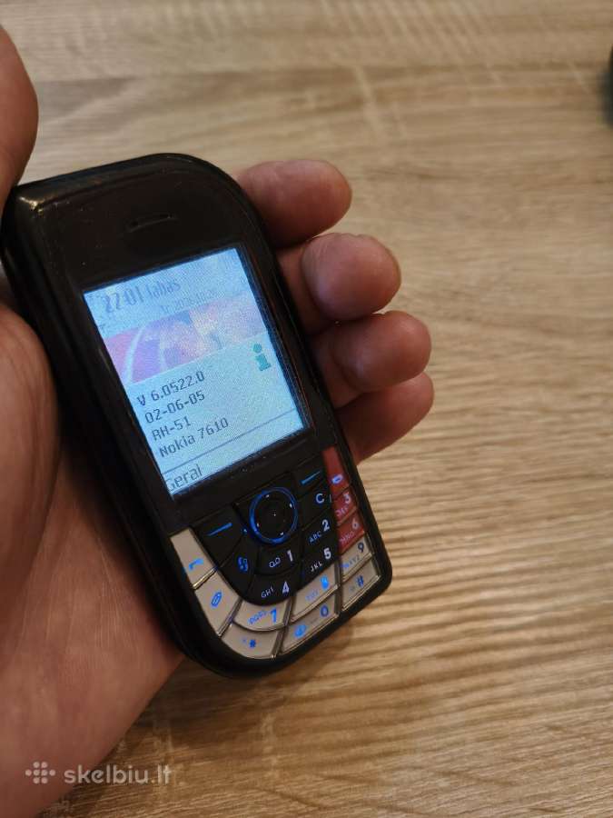 Nokia 7610 (Puikios buklės!) - nuotraukos Nr. 7