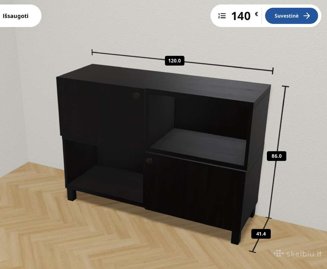 Ikea Besta spintelė - nuotraukos Nr. 3