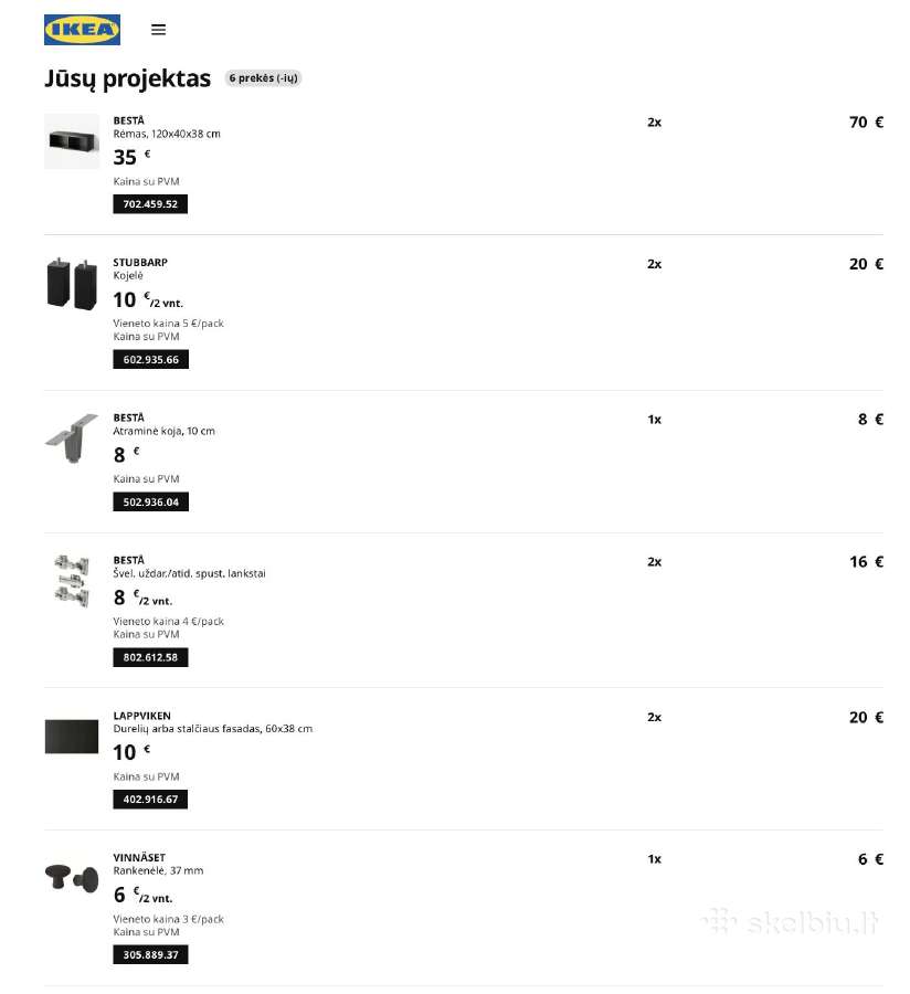 Ikea Besta spintelė - nuotraukos Nr. 7