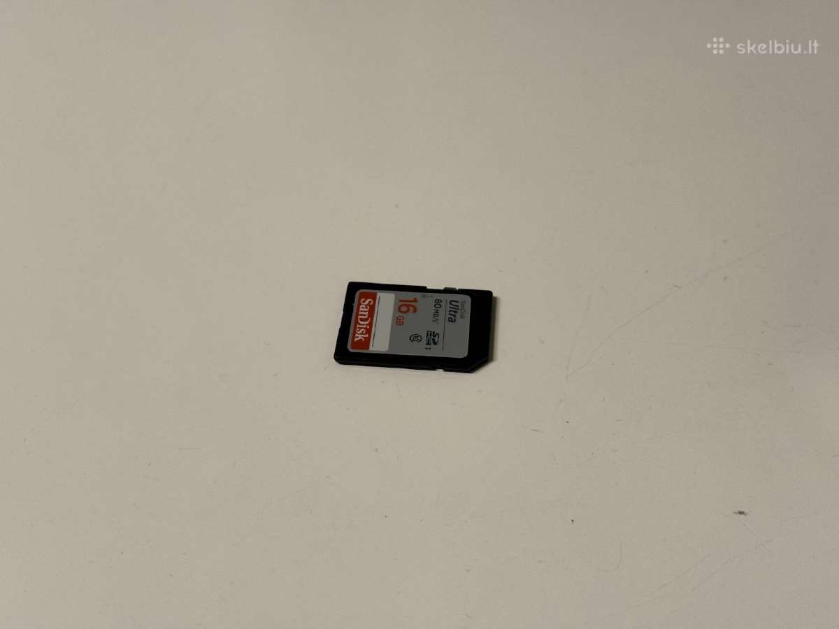 Sandisk Ultra 16 GB Sdhc kortelė, Class 10, Uhs-i - nuotraukos Nr. 5