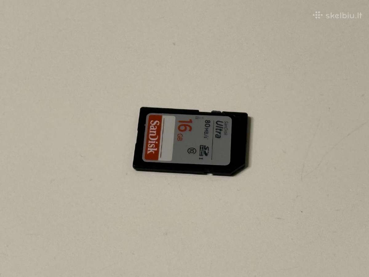Sandisk Ultra 16 GB Sdhc kortelė, Class 10, Uhs-i - nuotraukos Nr. 6