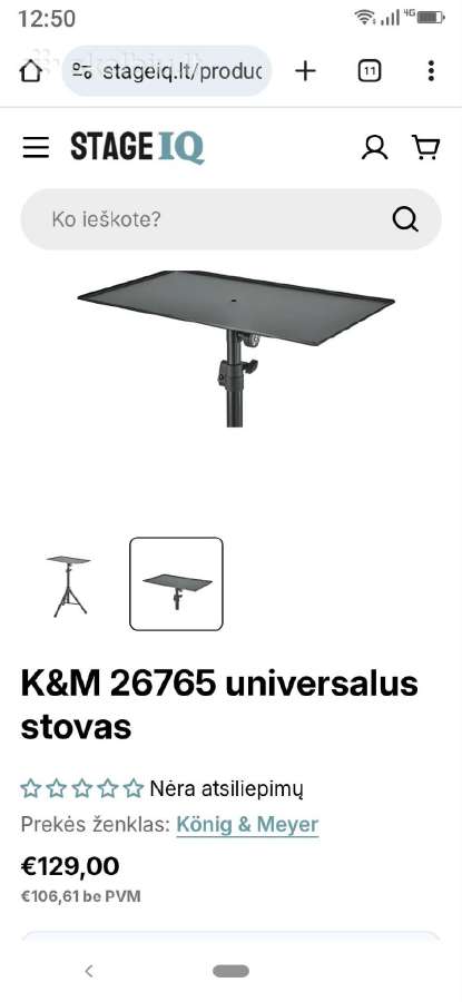 Universalus K&m stovas. - nuotraukos Nr. 16