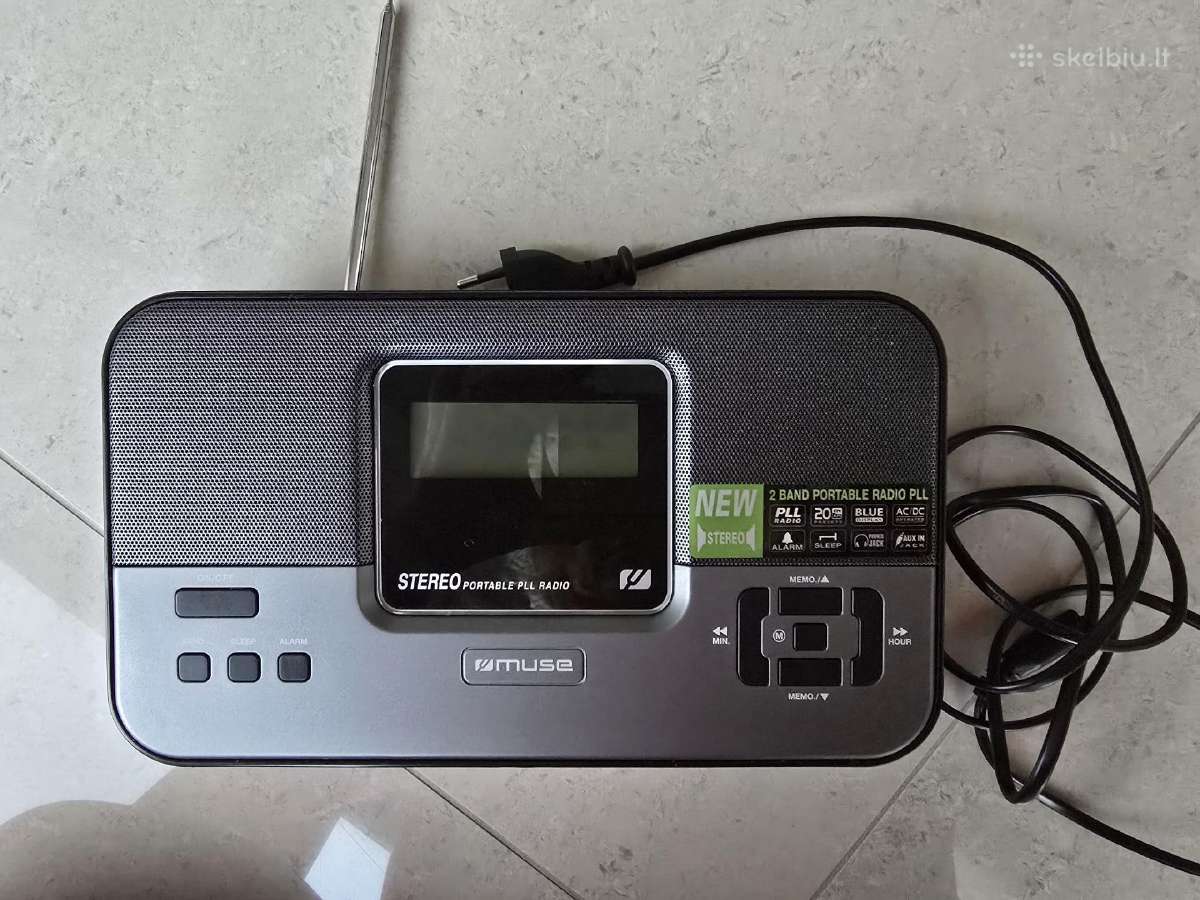 Radijo imtuvas Muse M-087 R (am/fm, Aux, stereo) - nuotraukos Nr. 3