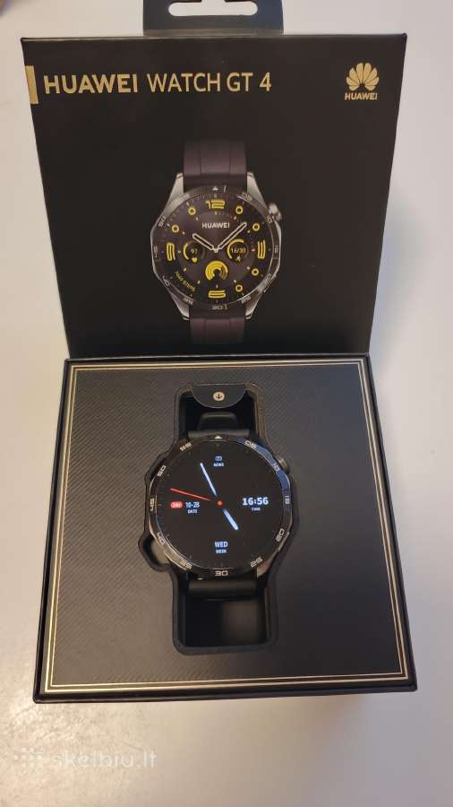 Huawei watch GT 4 46mm Black - nuotraukos Nr. 2