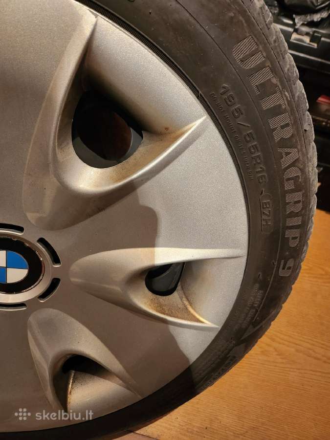 Bmw E90 žieminės ratai 195/55)16 - nuotraukos Nr. 2