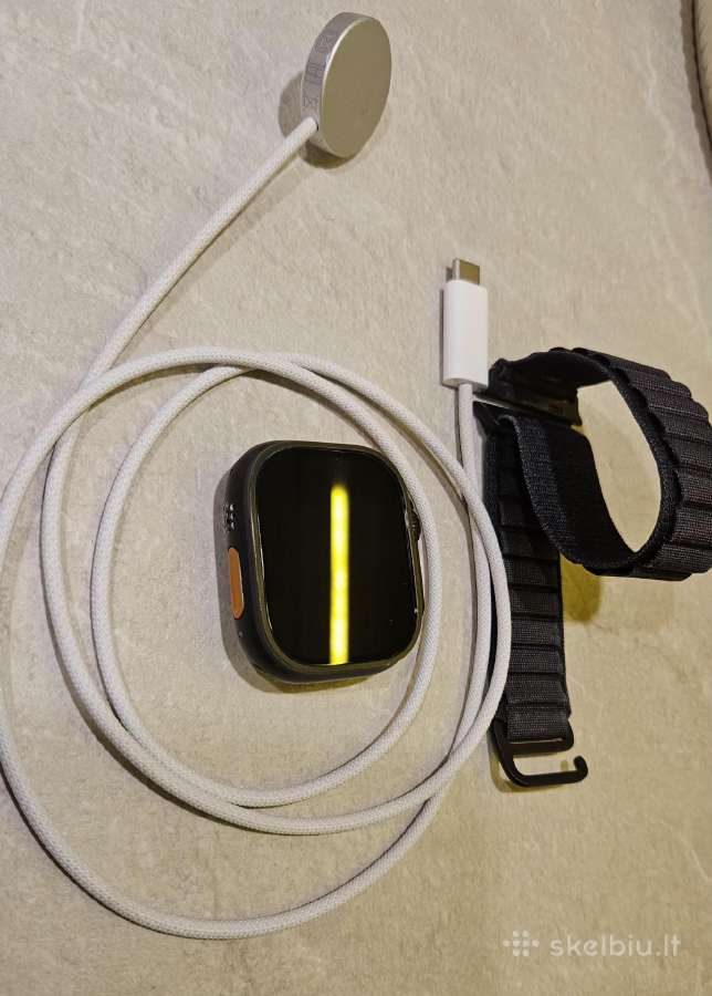 Apple Watch Ultra 3 49mm Black Titanium GPS - nuotraukos Nr. 3