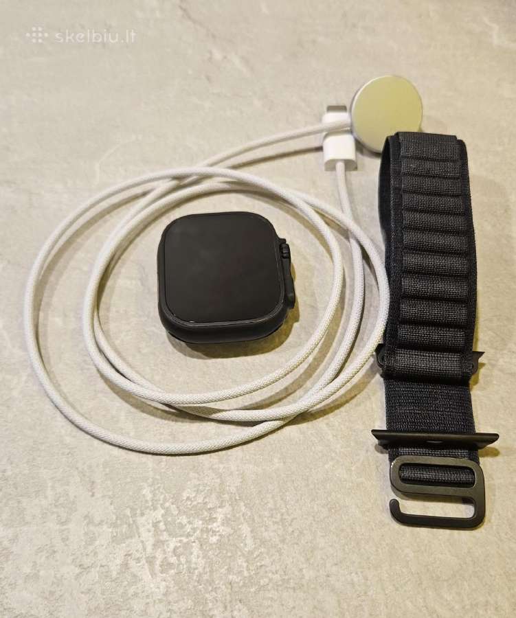 Apple Watch Ultra 3 49mm Black Titanium GPS - nuotraukos Nr. 4