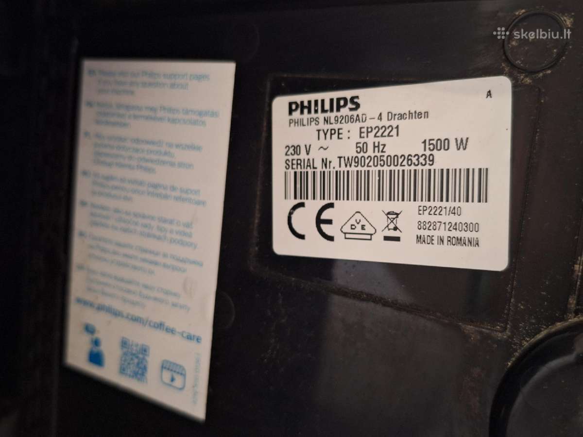Kavos aparatas Philips Lattego Ep2221 - nuotraukos Nr. 9