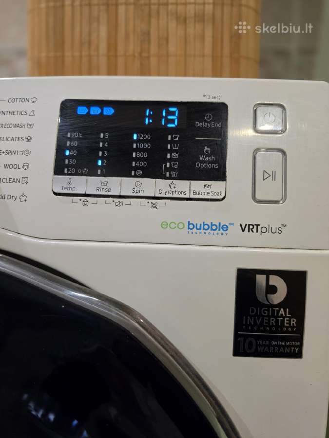 Samsung Ecobubble skalbyklė-džiovyklė 8/5 kg, A/b - nuotraukos Nr. 2