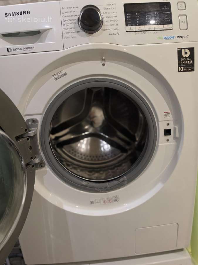 Samsung Ecobubble skalbyklė-džiovyklė 8/5 kg, A/b - nuotraukos Nr. 3