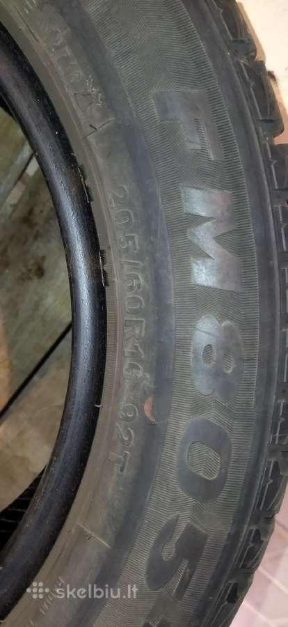 Žiemines padangos 205x55r16 100eur. - nuotraukos Nr. 4