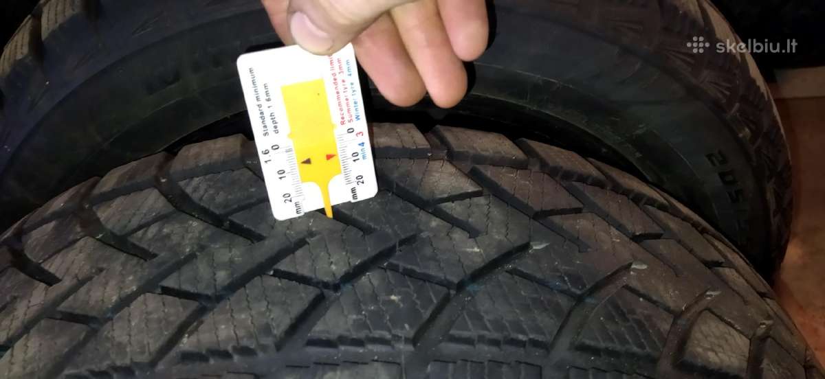 Žiemines padangos 205x55r16 100eur. - nuotraukos Nr. 3