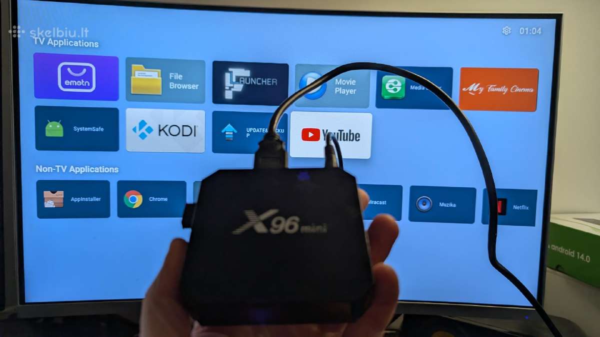 X96 mini 4k Android TV priedėlis (2gb/16gb) - nuotraukos Nr. 4